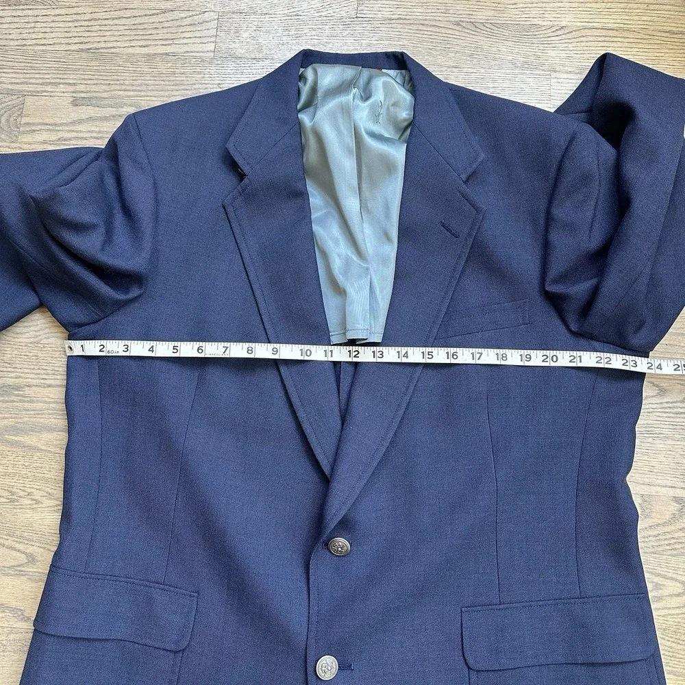 Vtg‎ Hart Schaffner Marx 46L Golden Bear Jack Nicklaus Blazer Sport Coat Jacket